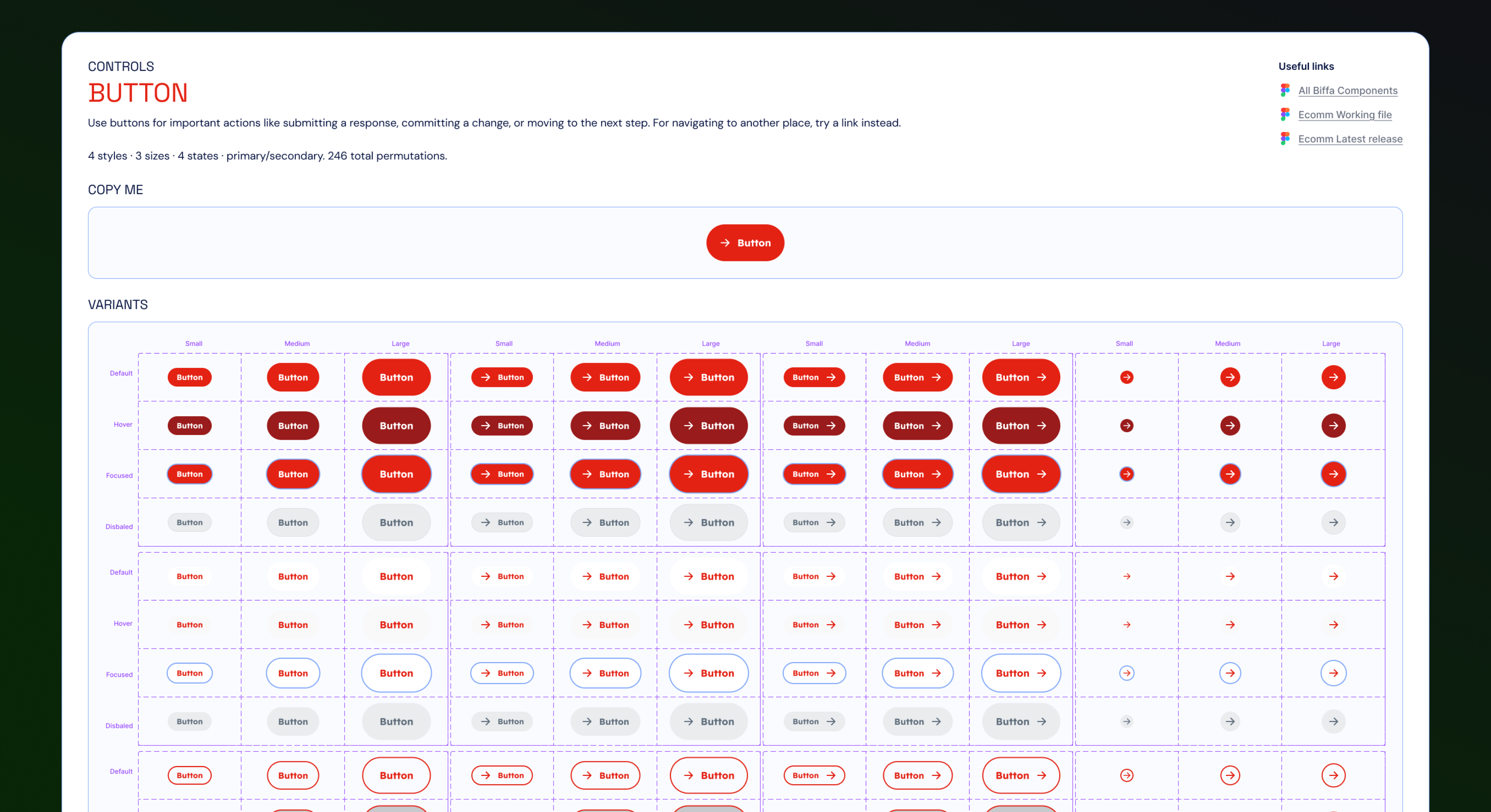 Biffa Design System final designs